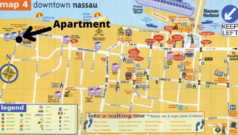 Apartment In Downtown At The Beach Nassau Esterno foto
